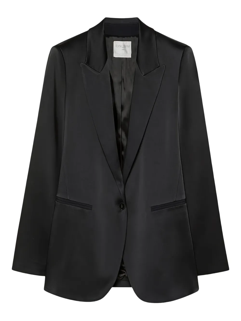 Forte single-button jacket Zwart