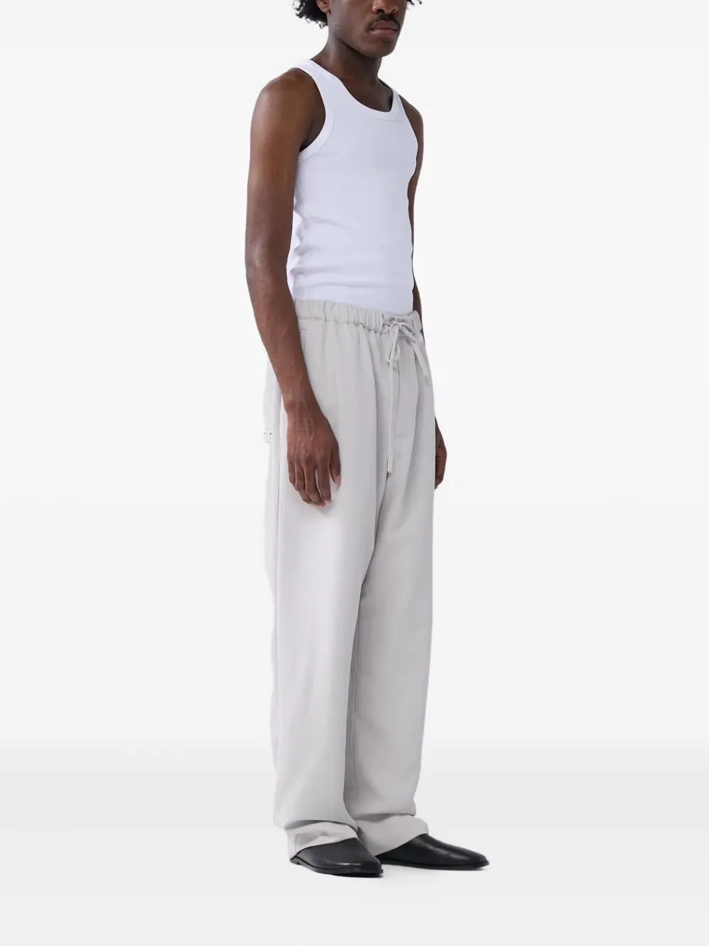 NEW AMSTERDAM Broek met trekkoord en zak Grijs