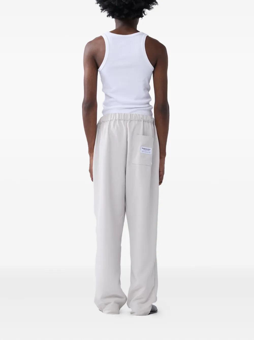 NEW AMSTERDAM Broek met trekkoord en zak Grijs