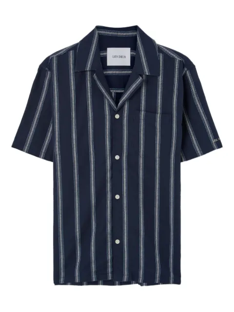 Les Deux Lawson Stripe SS short-sleeve shirt