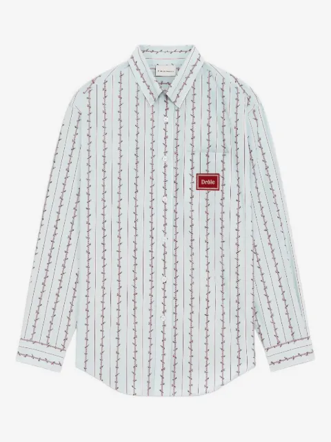 Drôle De Monsieur Fleurs Tressées shirt