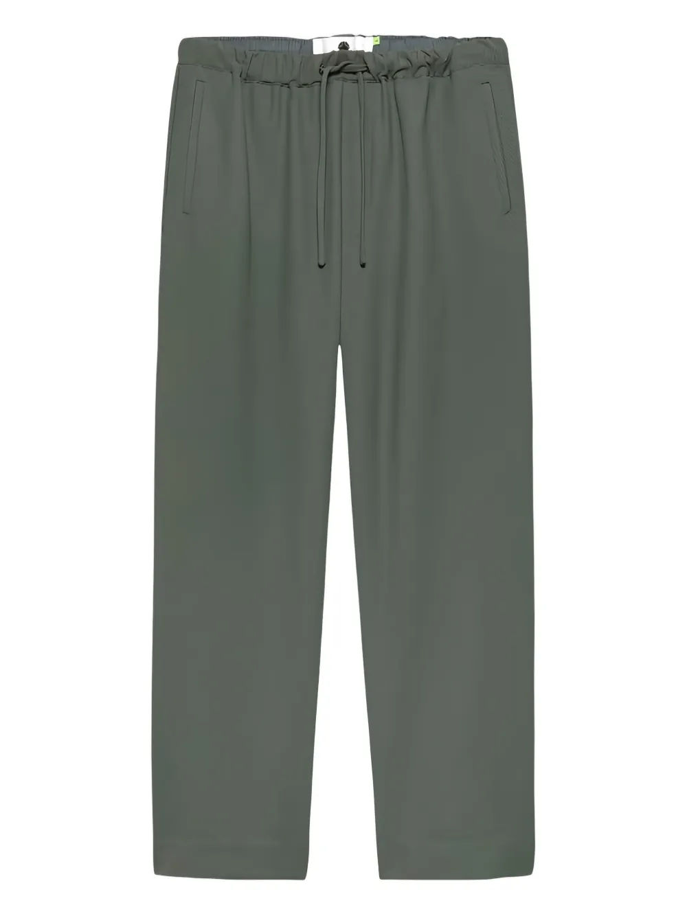 drawstring-waist trousers