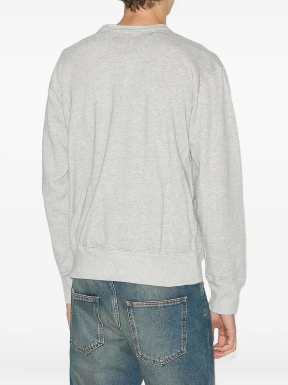 ISABEL MARANT Sweater met geborduurd logo Grijs
