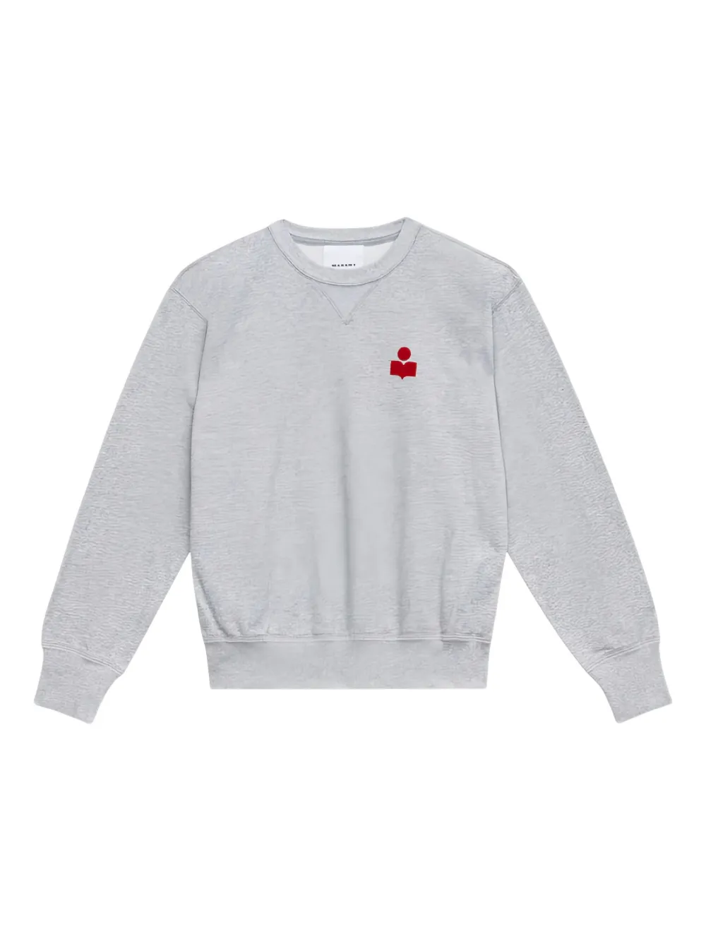 ISABEL MARANT logo-embroidery sweatshirt Grijs
