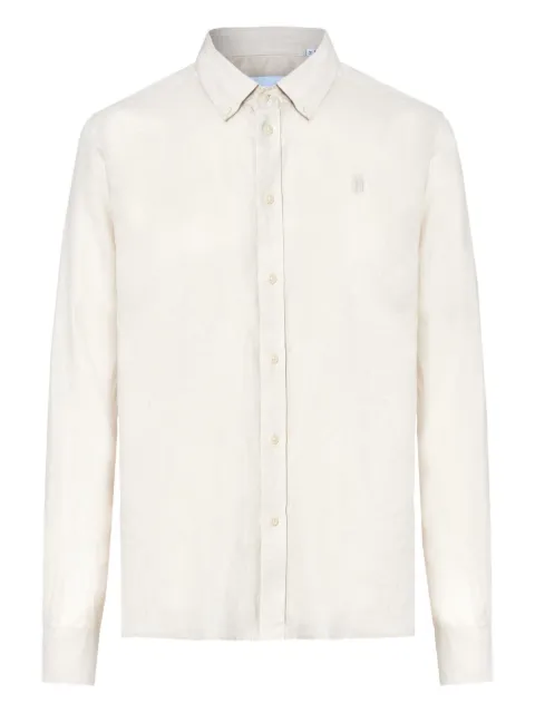 Les Deux Kristian linen long-sleeve shirt