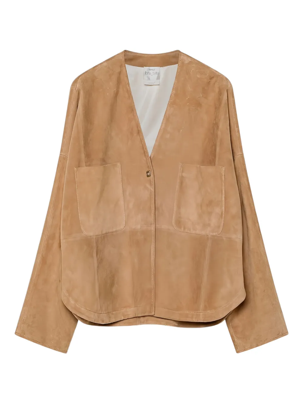 Forte suede patch-pockets jacket Bruin