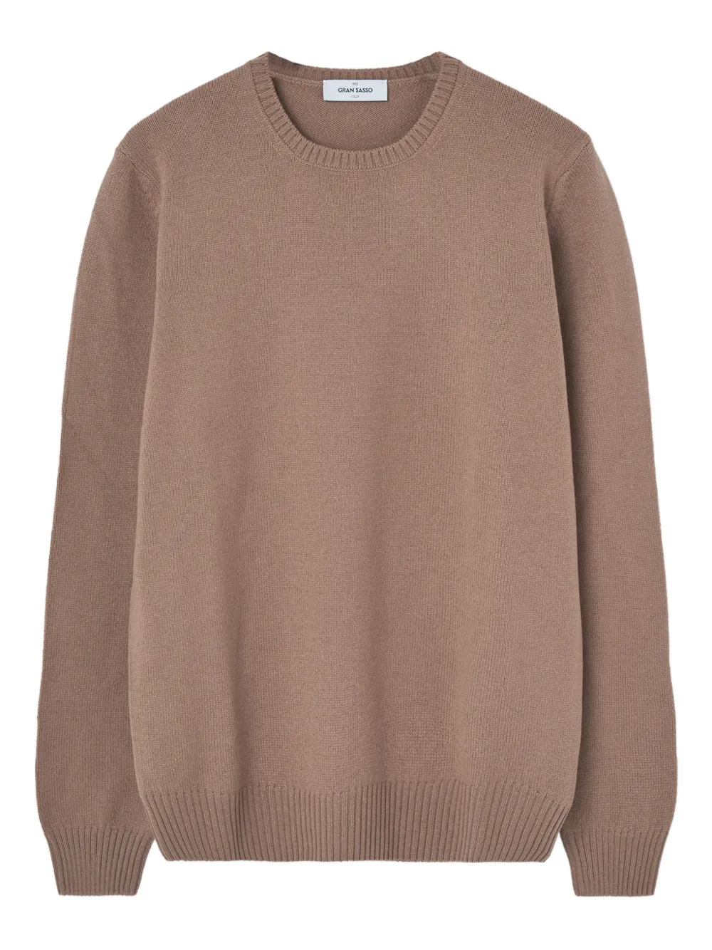 round-neck cashmere sweater