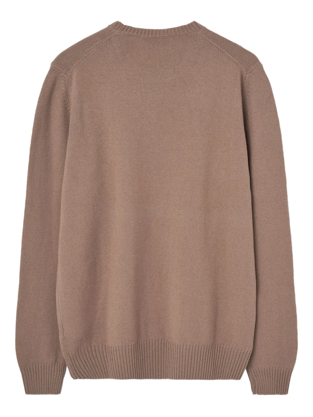 Gran Sasso round-neck cashmere sweater - Bruin