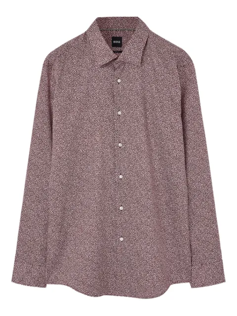 BOSS micro-dot print shirt