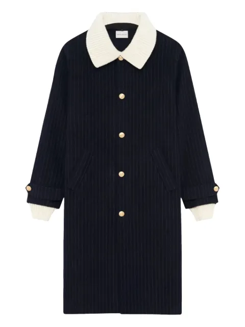 Drôle De Monsieur Le Manteau Pinstripes coat