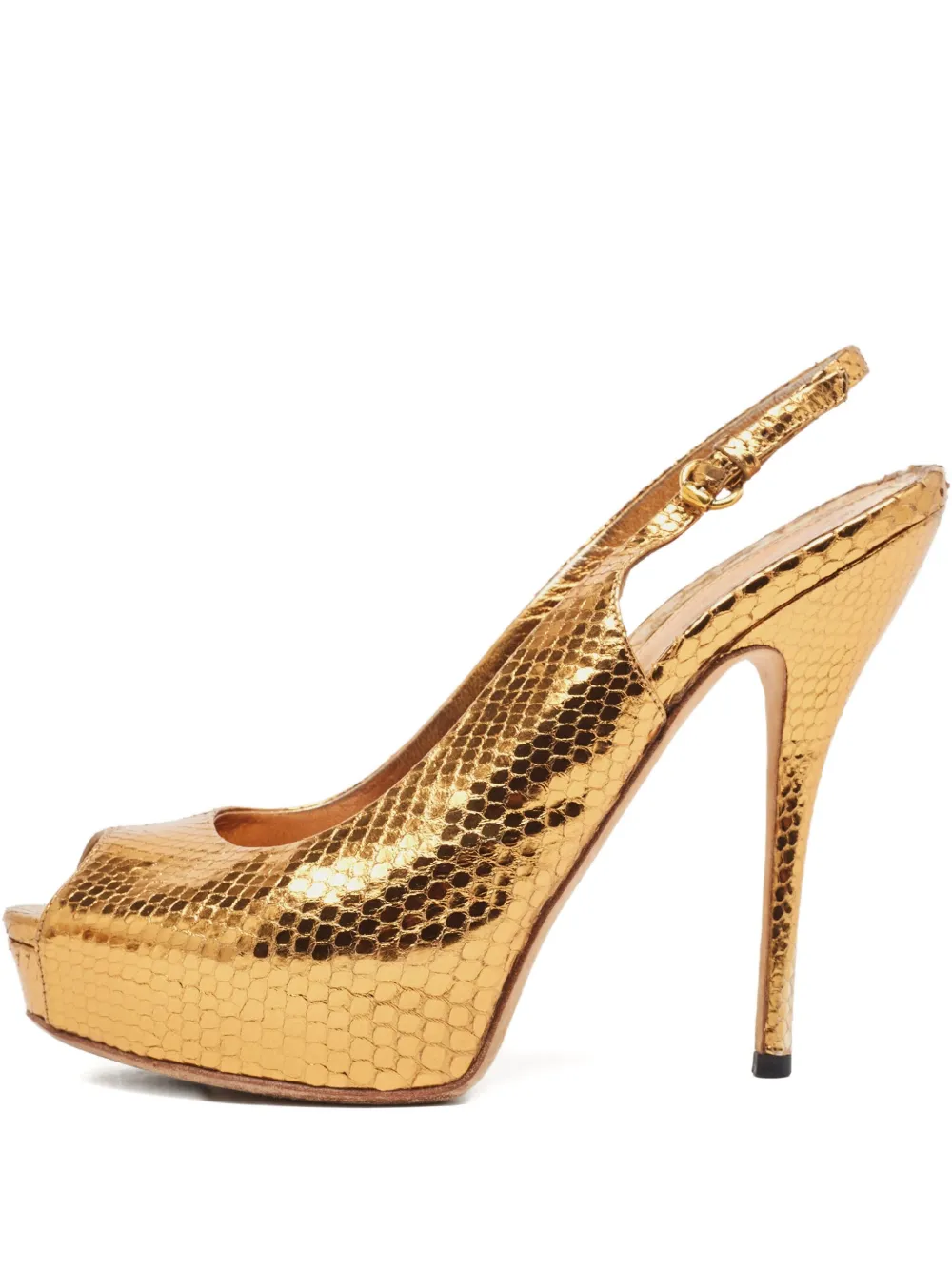 Gucci Pre-Owned 986136 Metallic - Oro