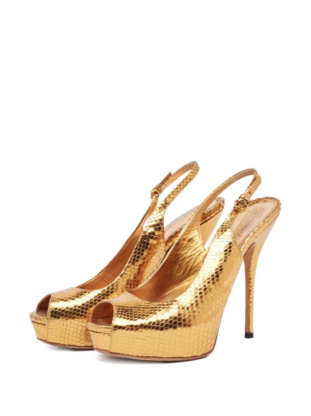 Gucci Pre-Owned 986136 Metallic - Goud