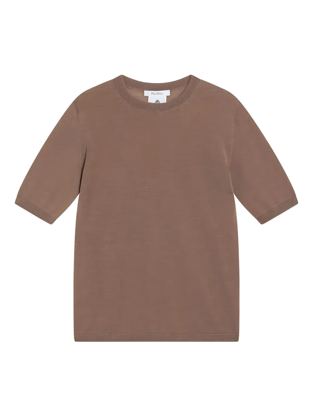 Max Mara ショートスリーブ Tシャツ - ブラウン Max Mara ショートスリーブ Tシャツ - ブラウン