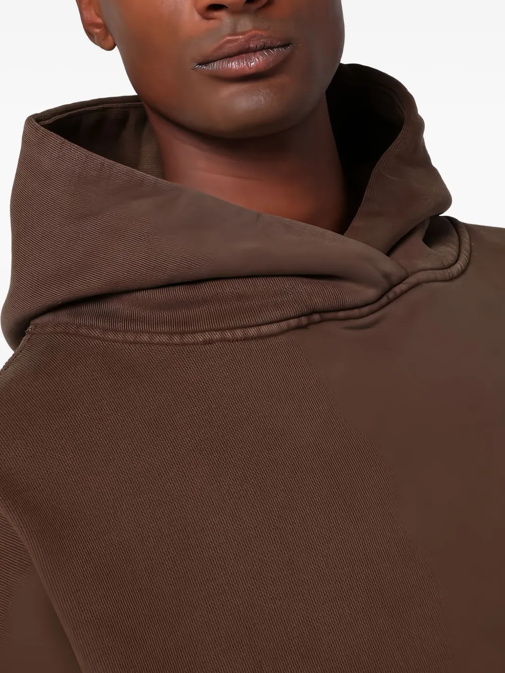 ENTIRE STUDIOS Hoodie met buidelzak Bruin