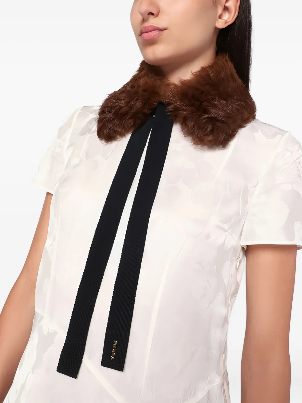 Prada Lammy sjaal Bruin