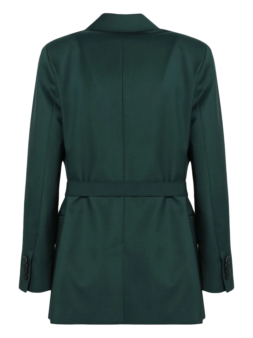 Max Mara Blazer met ceintuur Groen