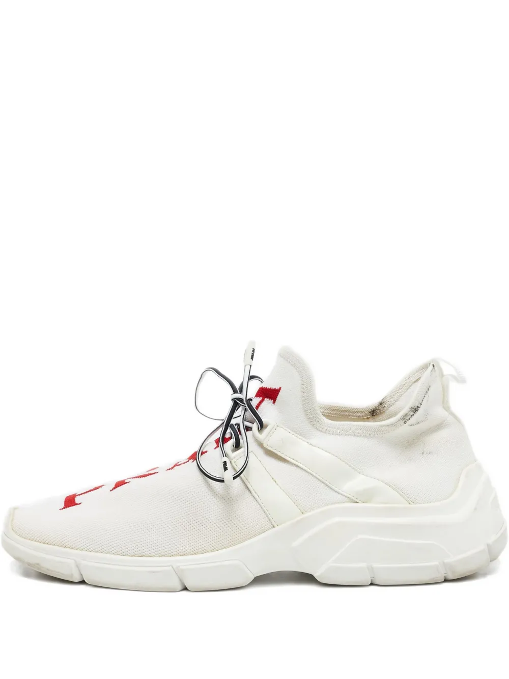 Prada Pre-Owned baskets en maille | blanc | Image 1