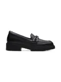 Clarks Kids chain-embellished loafers - Black