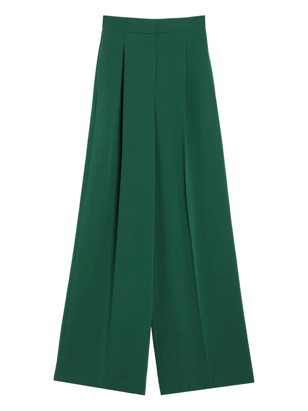 Max Mara フロントプリーツ パンツ - グリーン Max Mara フロントプリーツ パンツ - グリーン
