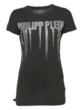 Philipp Plein 2024 Rhinestone Logo T-shirt - Black