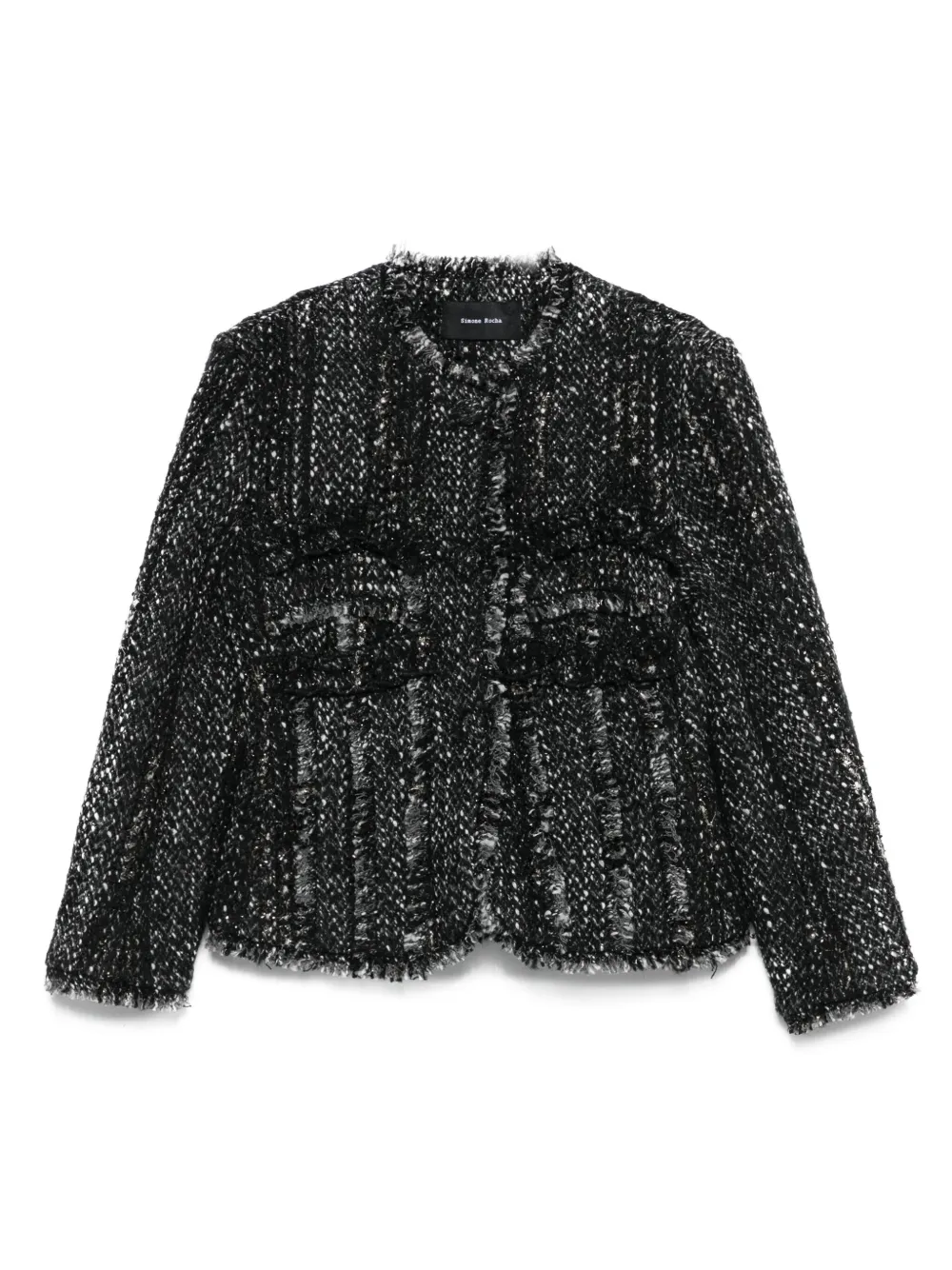 fringed tweed jacket