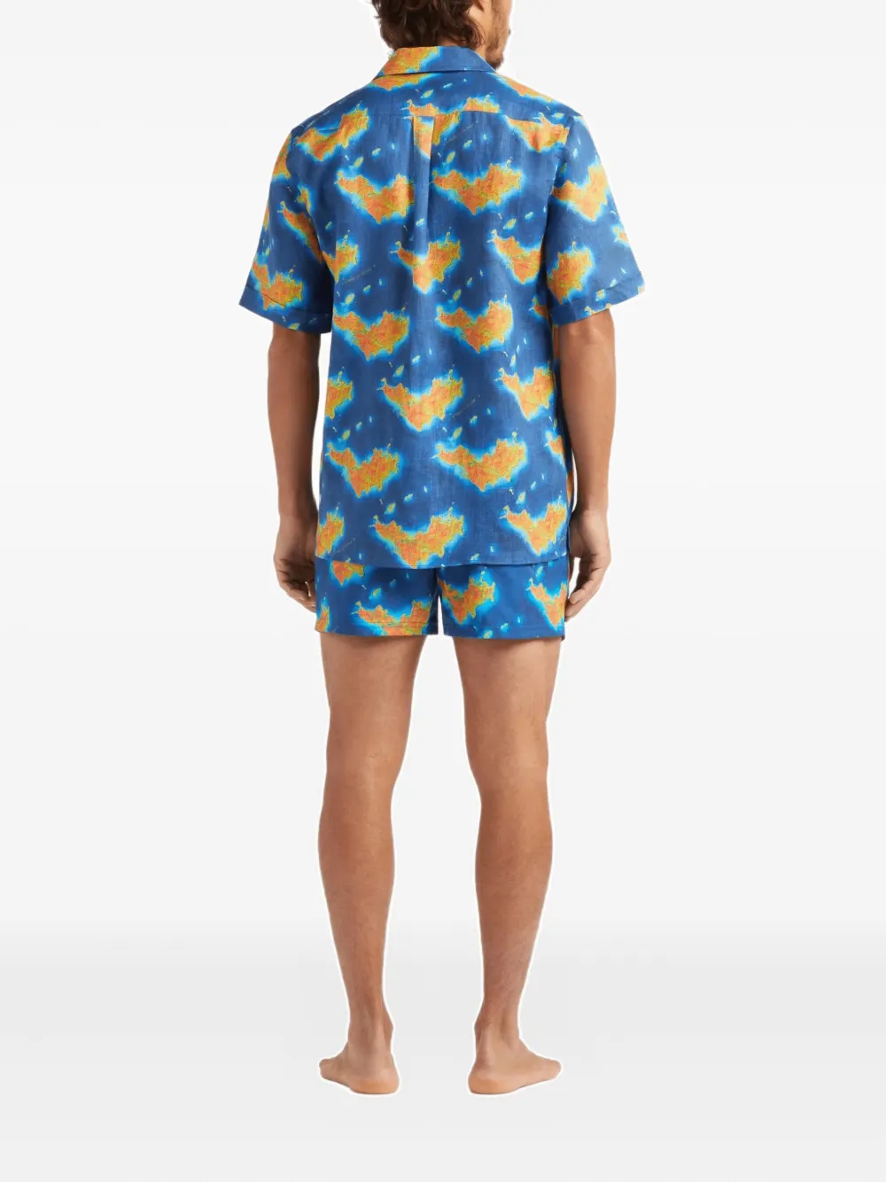 Vilebrequin Overhemd met print Blauw