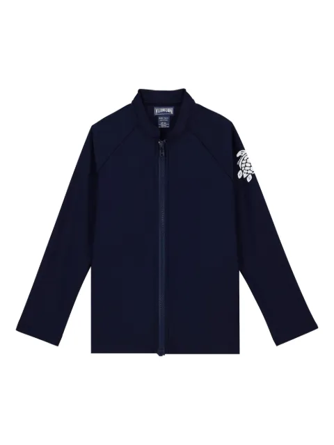 Vilebrequin Kids turtle-graphic zip-front jacket