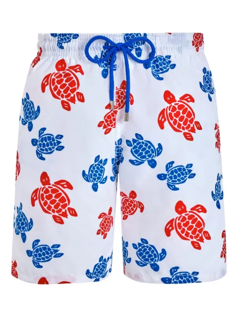 Vilebrequin turtle-print elastic-waist swim shorts