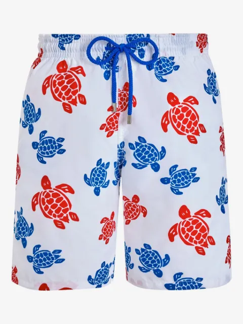 Vilebrequin turtle-print elastic-waist swim shorts