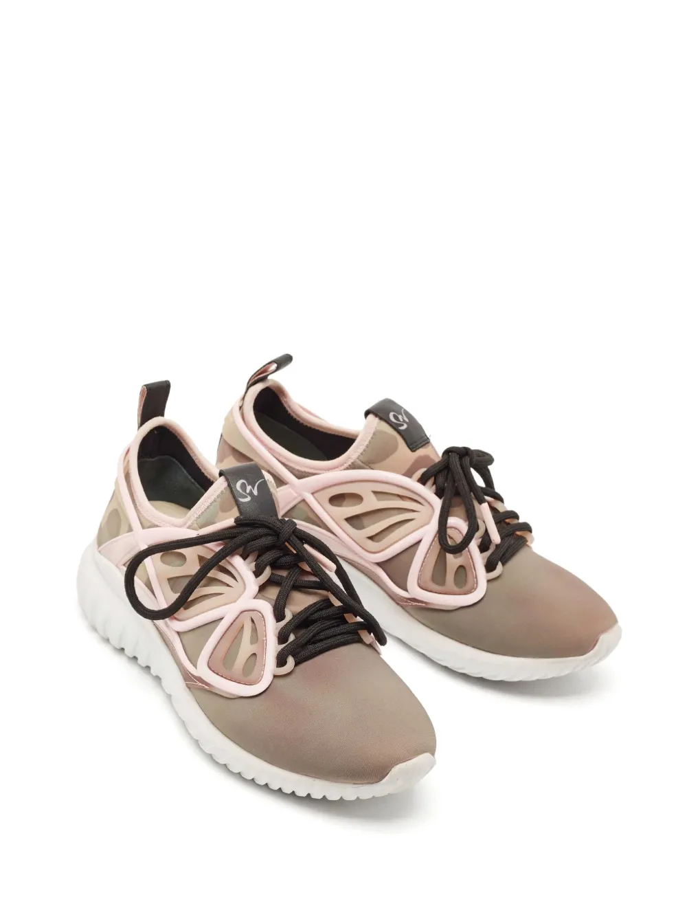 Sophia Webster Sneakers met vlindervleugel - Bruin