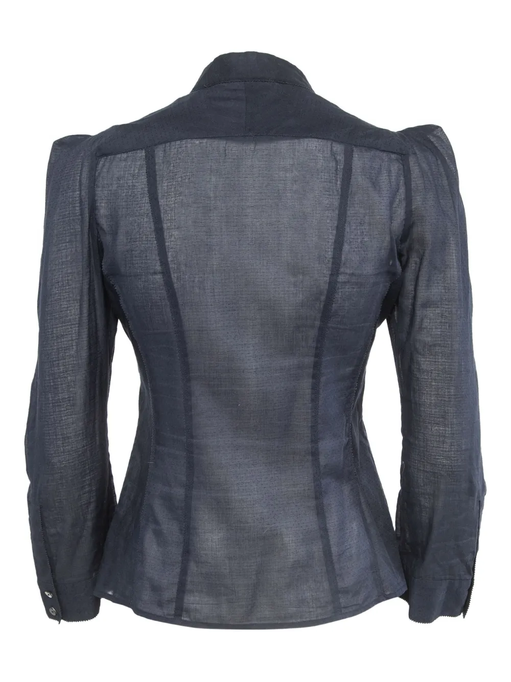 Diane Von Furstenberg Vintage puff-sleeved buttoned shirt | Image 2