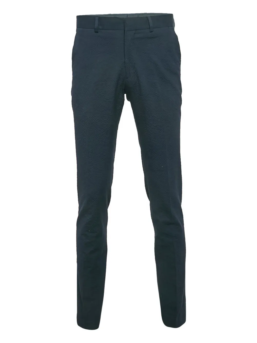 Hermès Pre-Owned flat textured trousers | Blue | Image 1