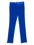 Diane Von Furstenberg Vintage pre-owned contrasting-waistband trousers - Blue