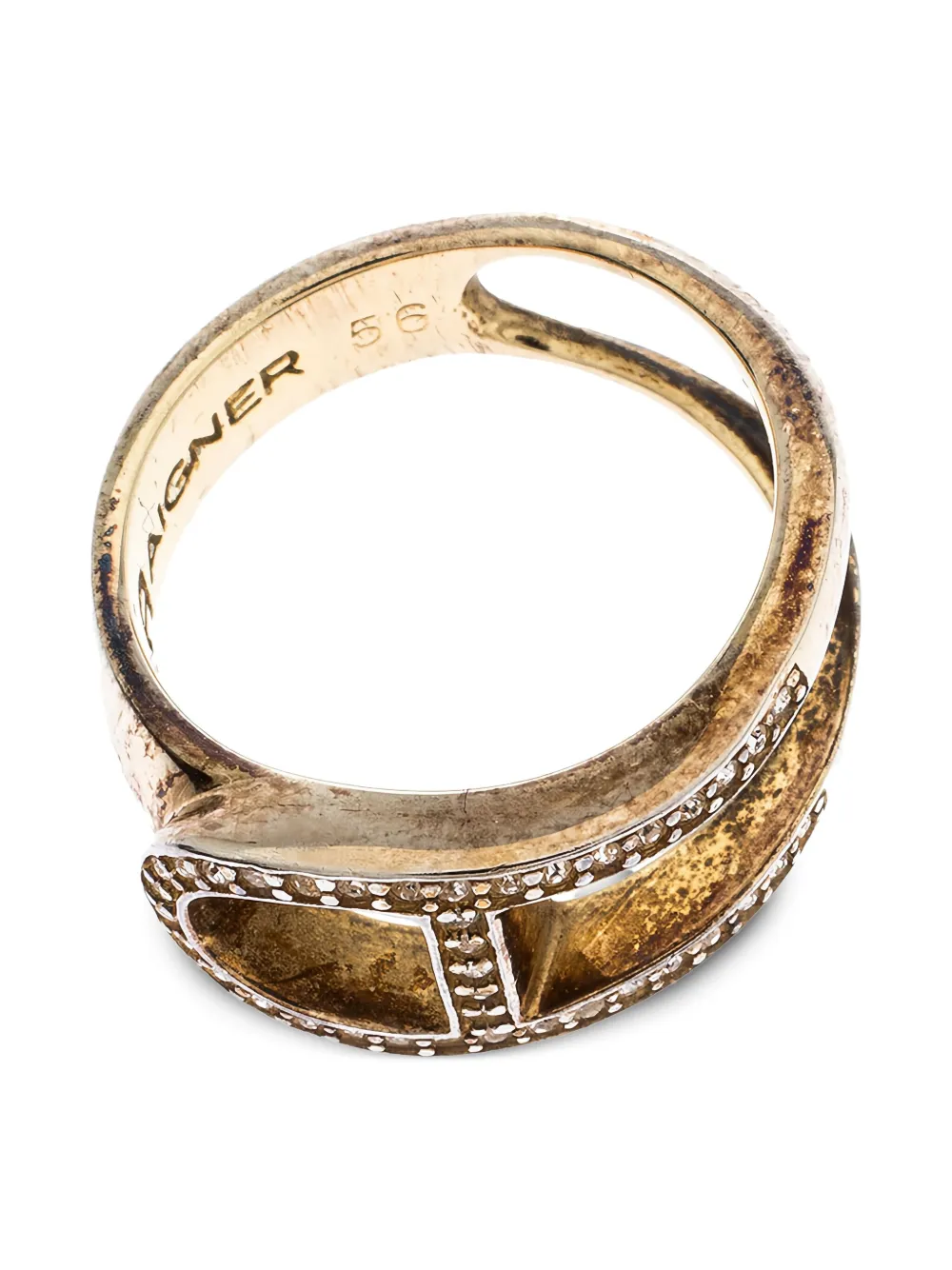 Pre-owned Aigner Vintage 246124 Gold
