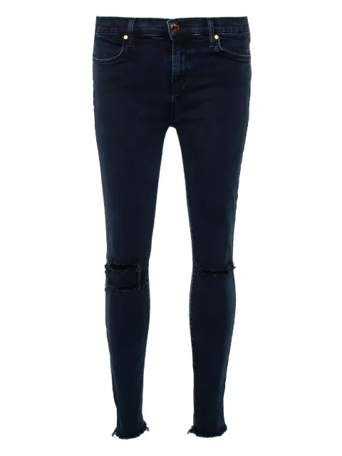 J Brand button-zip distressed Jeans