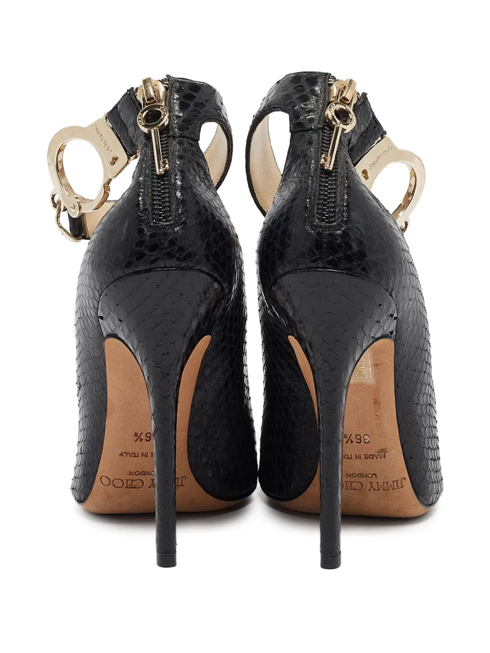 Jimmy Choo Pre-Owned 120mm python-leather pumps | Image 2