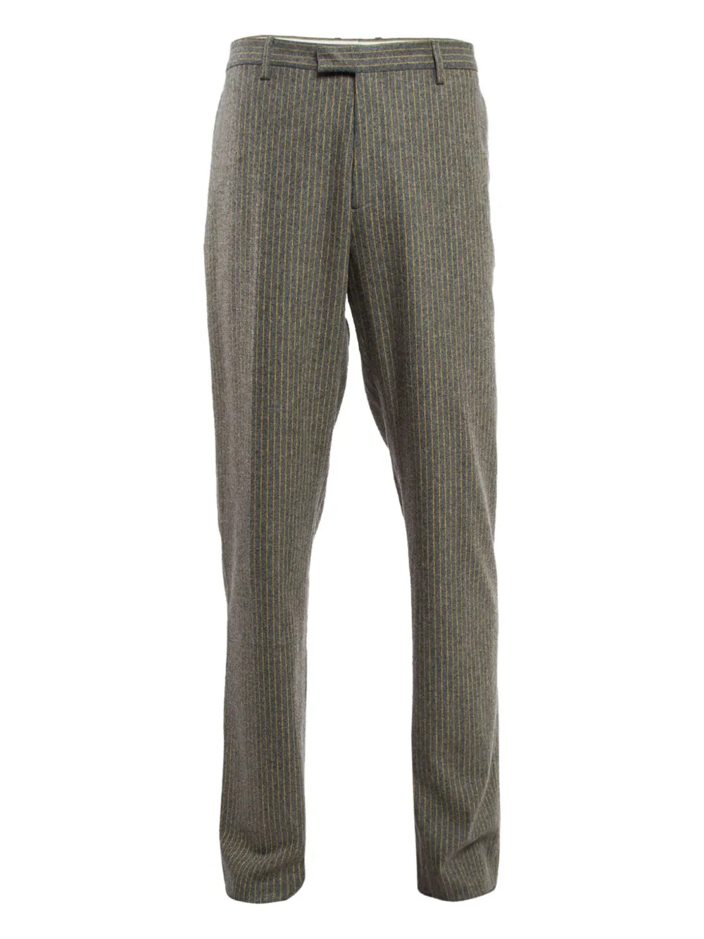 Etro Pre-Owned pinstripe wool-blend trousers | Grey | Image 1