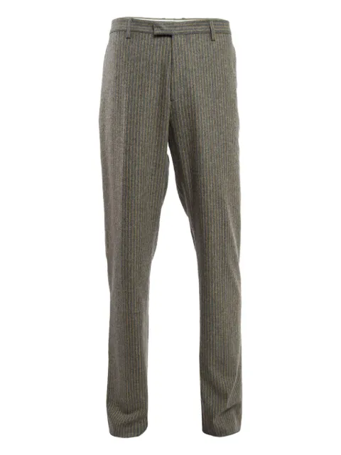 Etro Pre-Owned pinstripe wool-blend trousers
