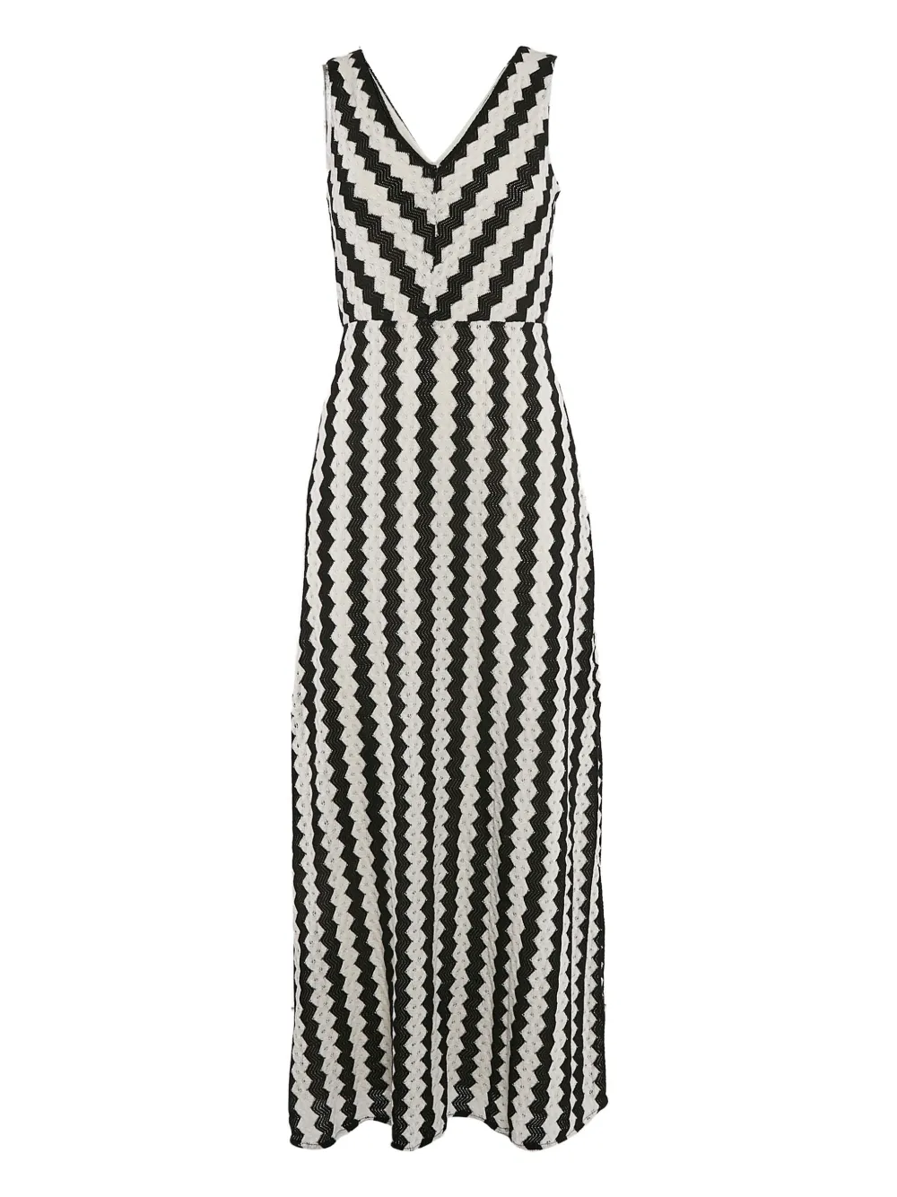 MAX&Co. crochet striped maxi dress | Black | Image 1