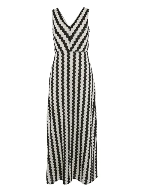 MAX&Co. crochet striped maxi dress