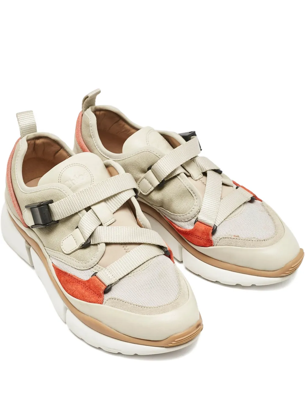 Chloé Pre-Owned Sonnie Sneakers - Nude