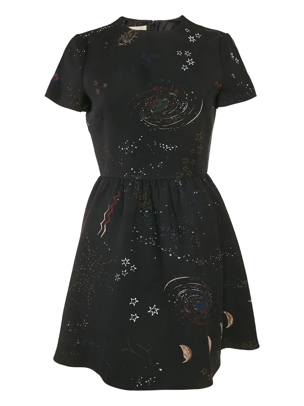 Valentino Pre-Owned プリント ドレス - ブラック Valentino Pre-Owned プリント ドレス - ブラック