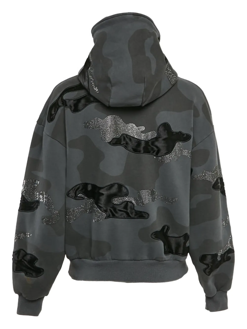 Collective camouflage rhinestone hoodie | Image 2