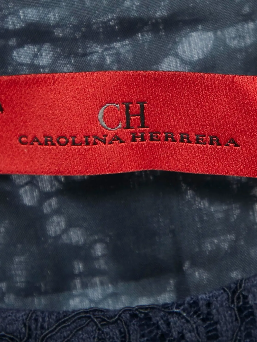 Carolina Herrera Vintage lace asymmetrical top | Image 2