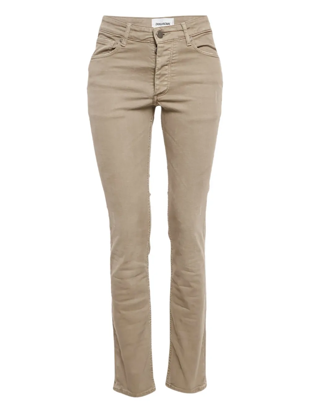Zadig&Voltaire jean à coupe cinq poches pre-owned - Tons neutres Zadig&Voltaire jean à coupe cinq poches pre-owned - Tons neutres