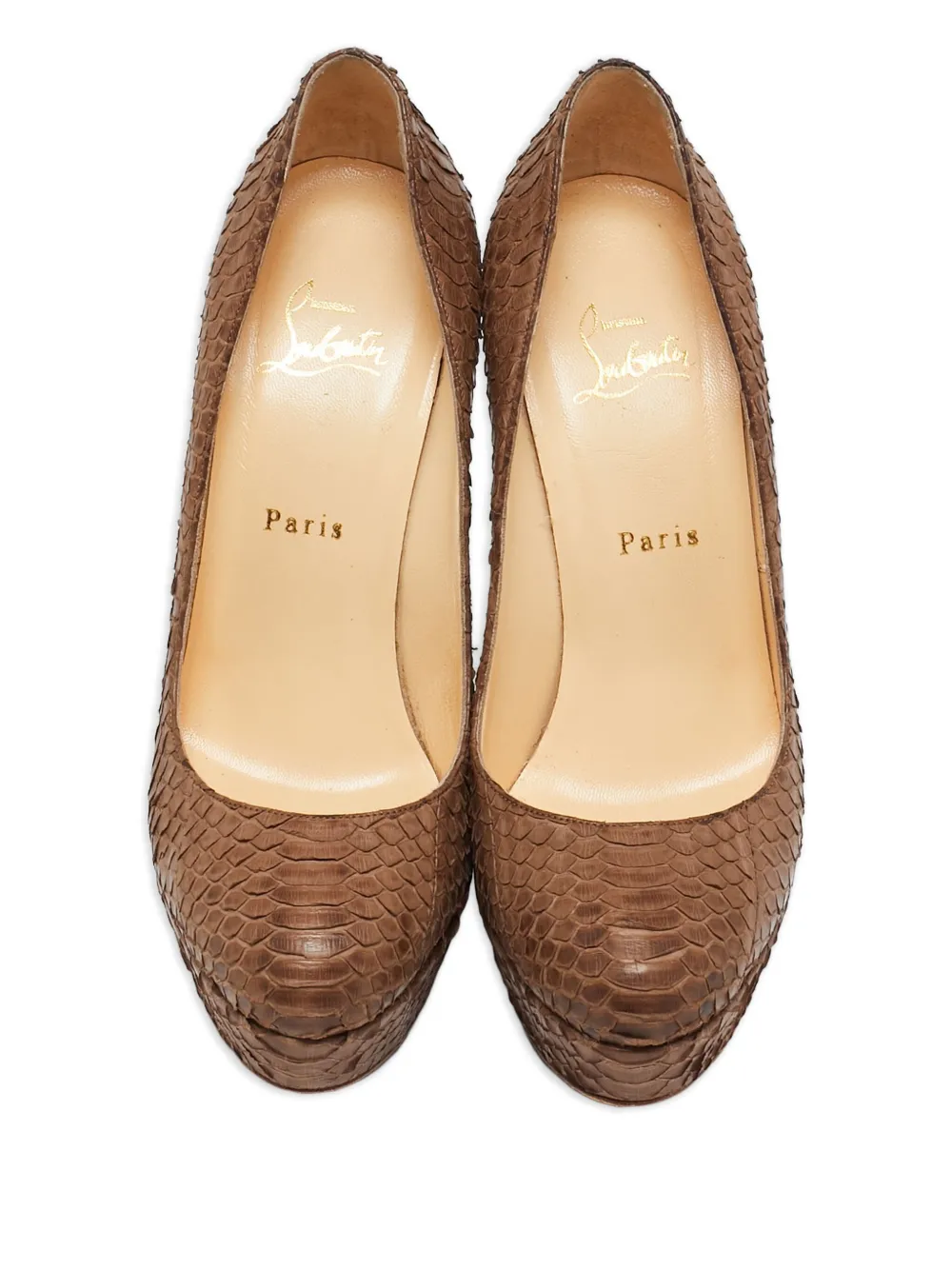 Christian Louboutin Pre-Owned python platform pumps | Image 2