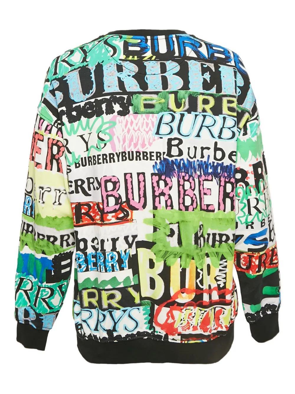Burberry Pre-Owned 2024 Graffiti Print sweatshirt | Image 2