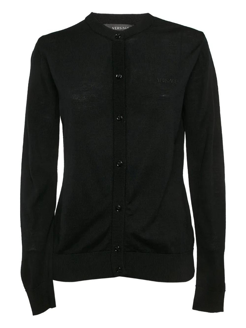 Versace Pre-Owned button-up cardigan | Black | Image 1