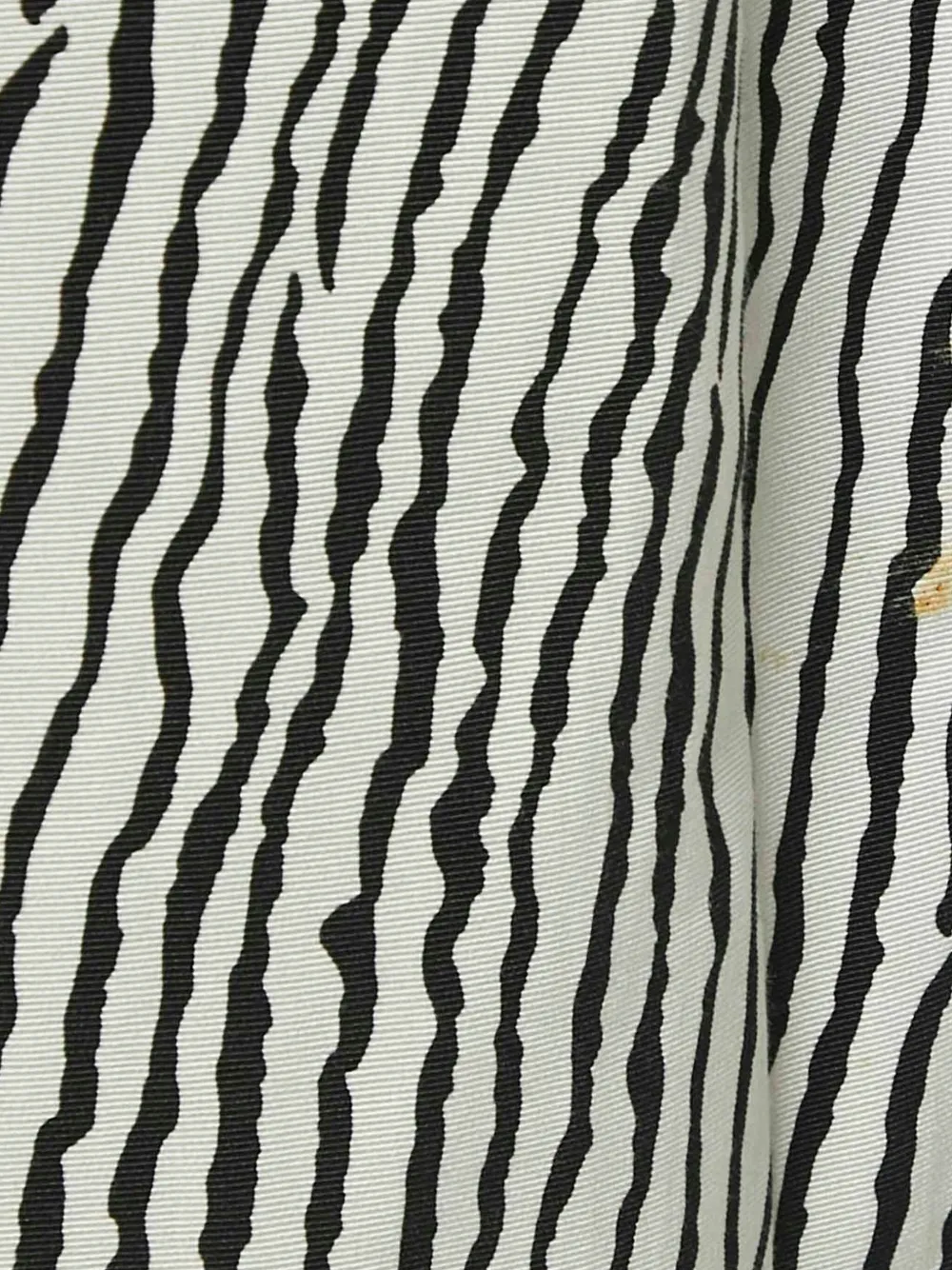 'S Max Mara Pre-owned gestreepte jurk met print - Wit