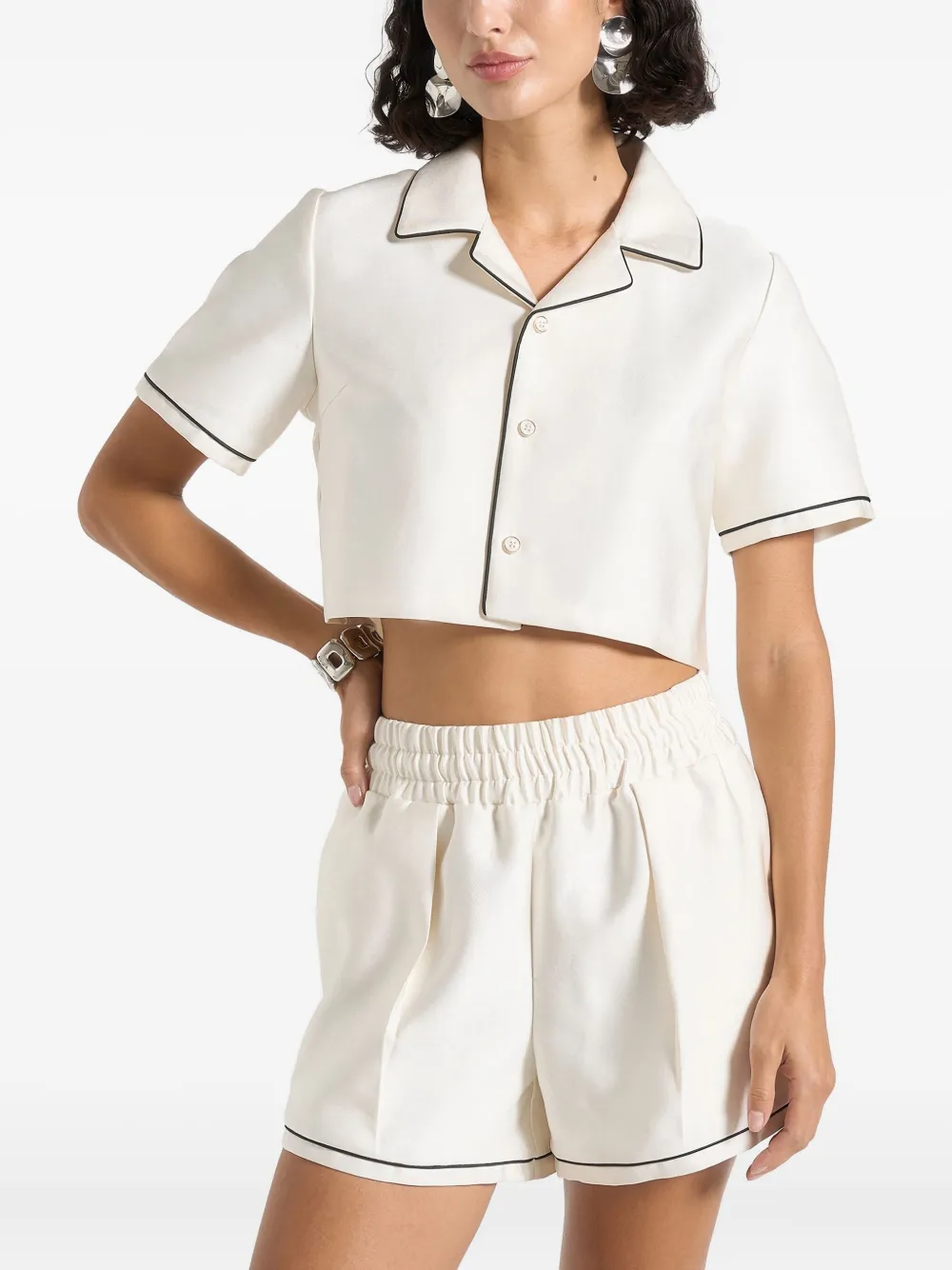 Manière De Voir Maude Shirt In Neutral